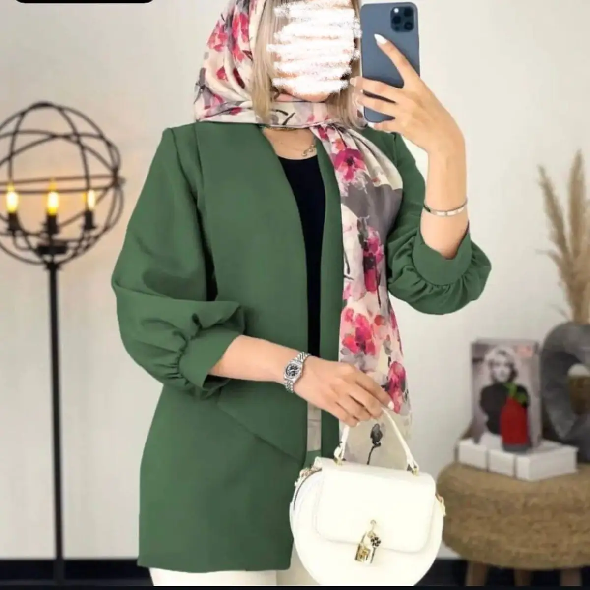 مانتو یقه آرشال کوتاه 