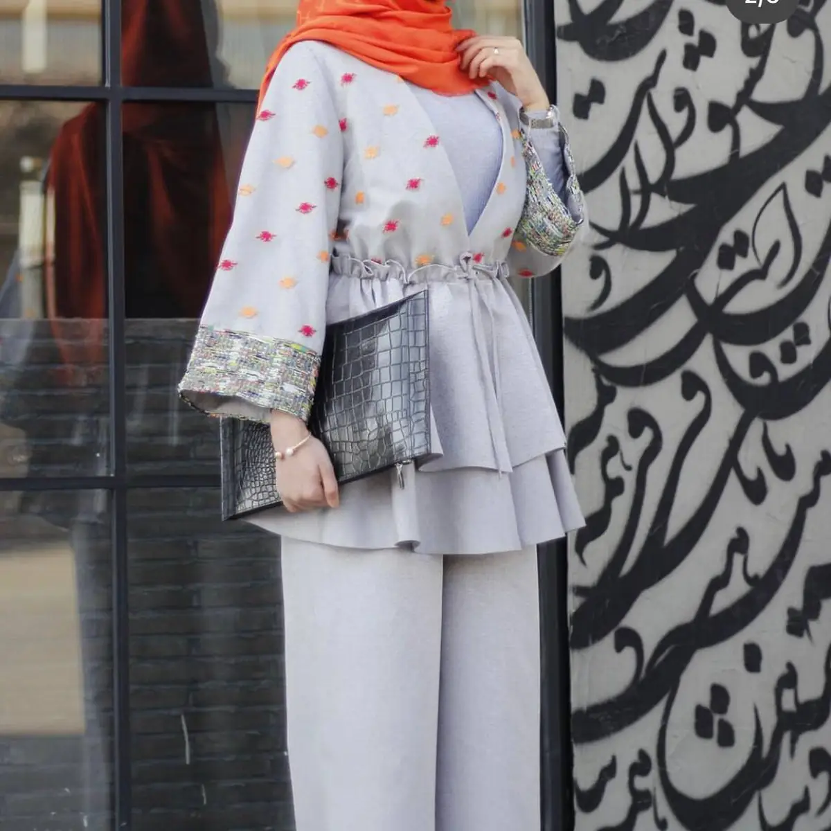 مدل مانتو عروسکی رنگی 