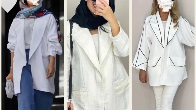 مدل مانتو کتی سفید؛ استایلی شیک و ساده پسند