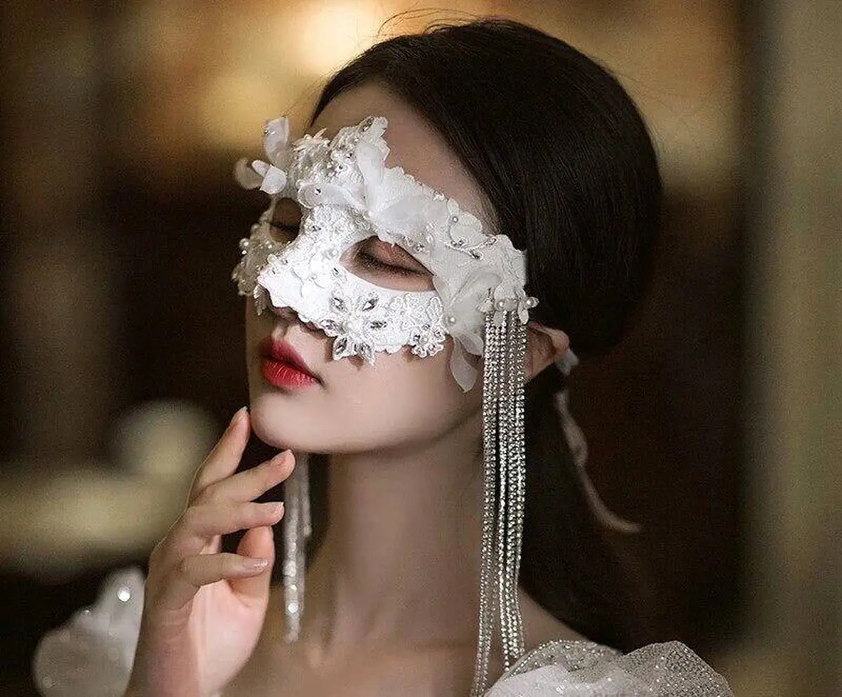 نقاب صورت پارچه ای 