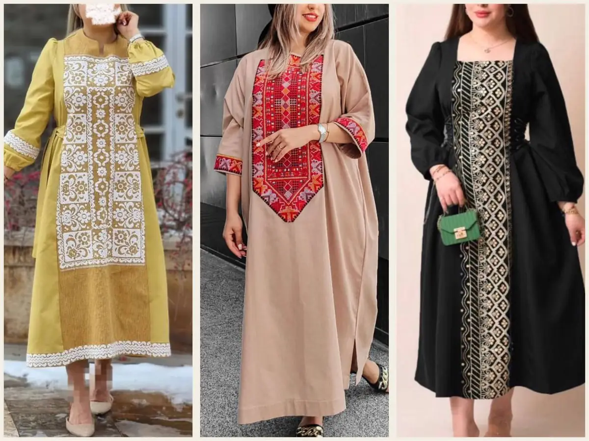 پیراهن سوزن دوزی مجلسی
