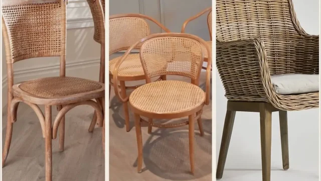 مدل صندلی حصیری شیک؛ جدیدترین صندلی های حصیری برای فضای داخلی و خارجی