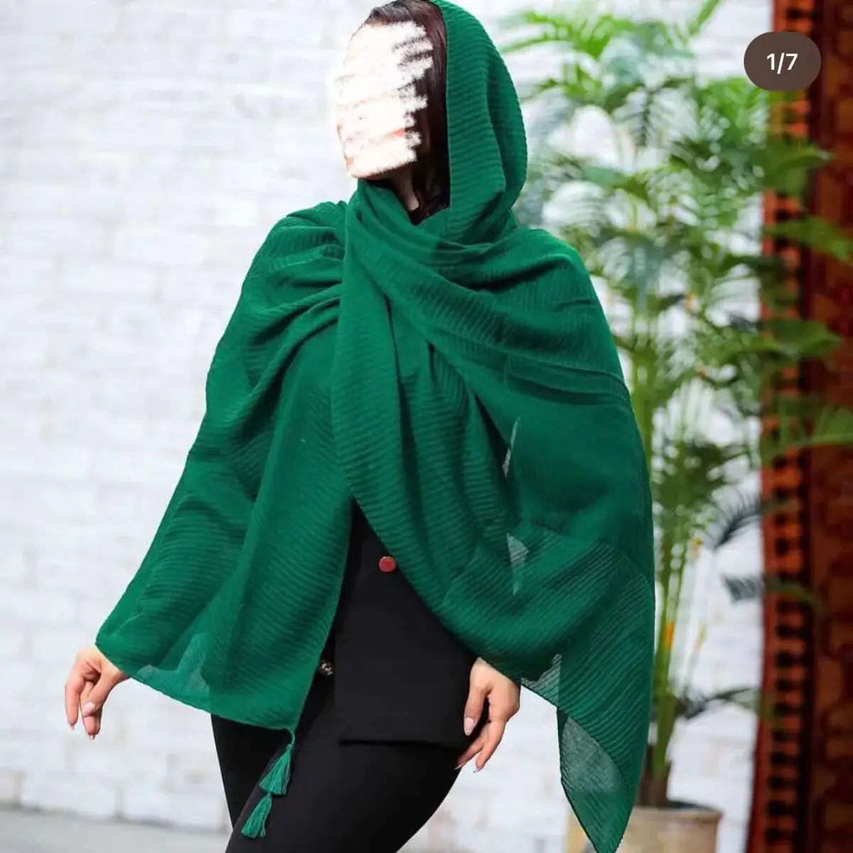 شال پلیسه شیک 