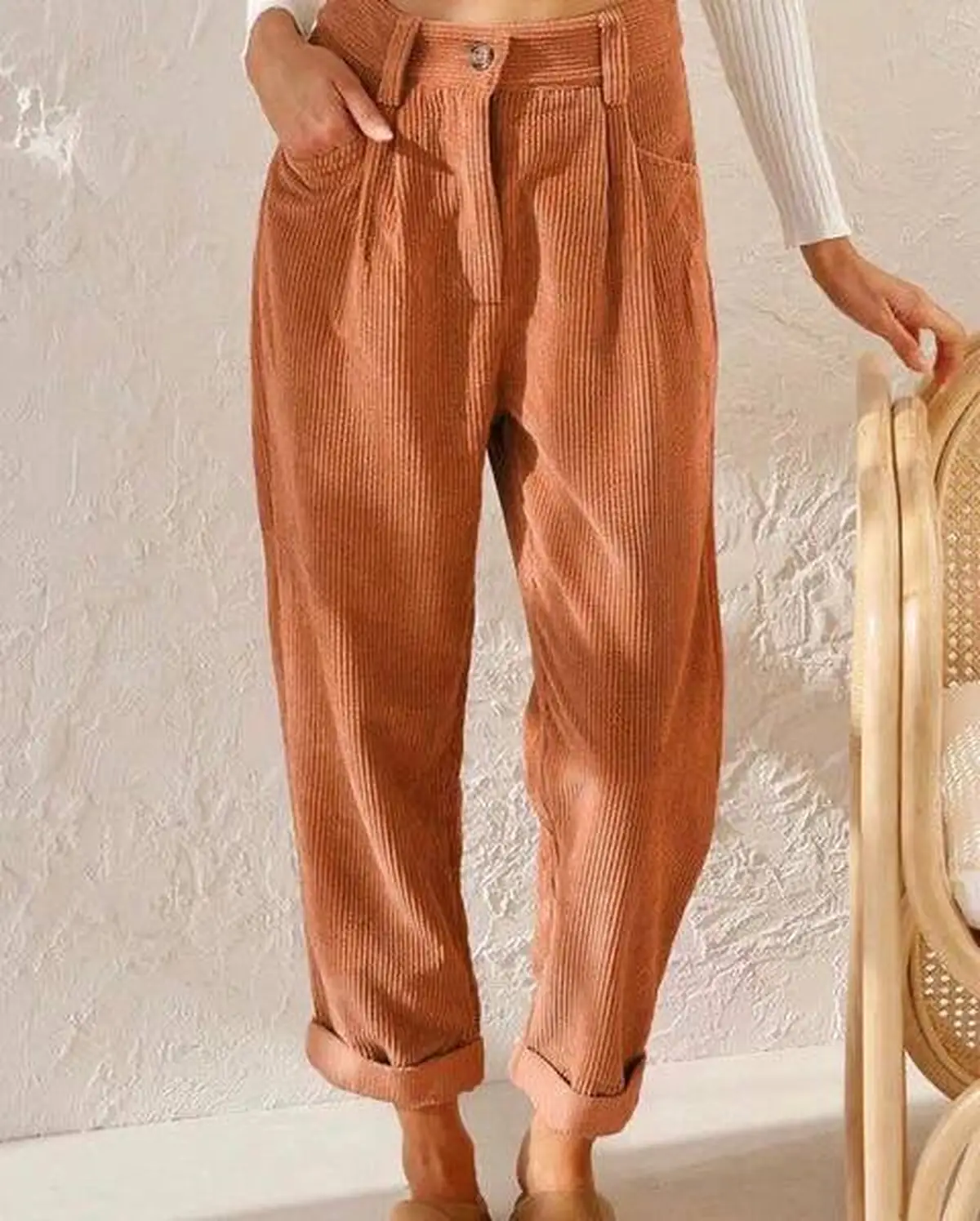 شلوار کبریتی شیک زنانه 