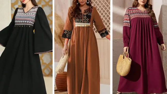 پیراهن سنتی بلند | تصاویری از مدل های نخی و خنک تابستانی زنانه