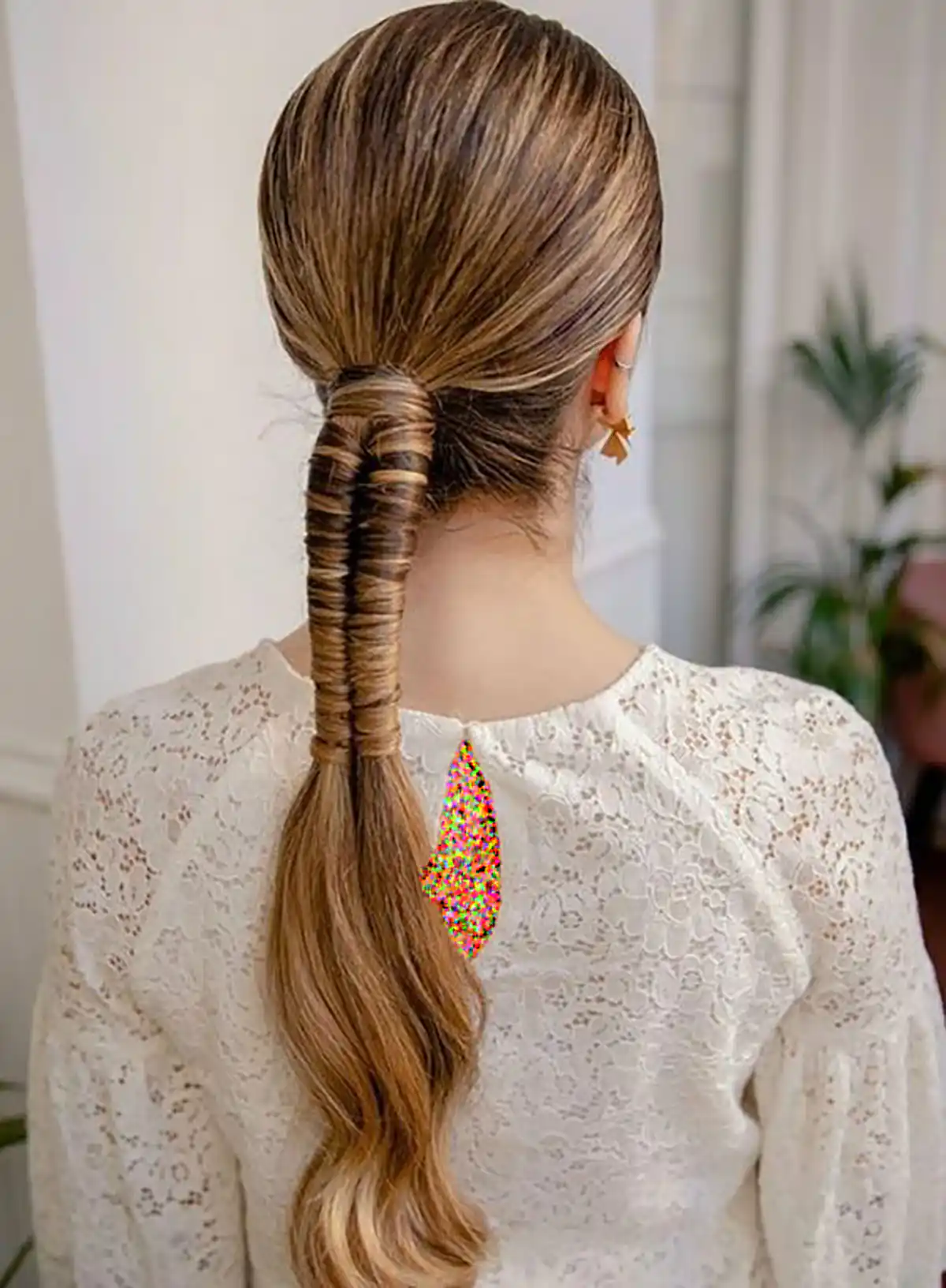 مدل موی دم اسبی شیک برای عروسی 
