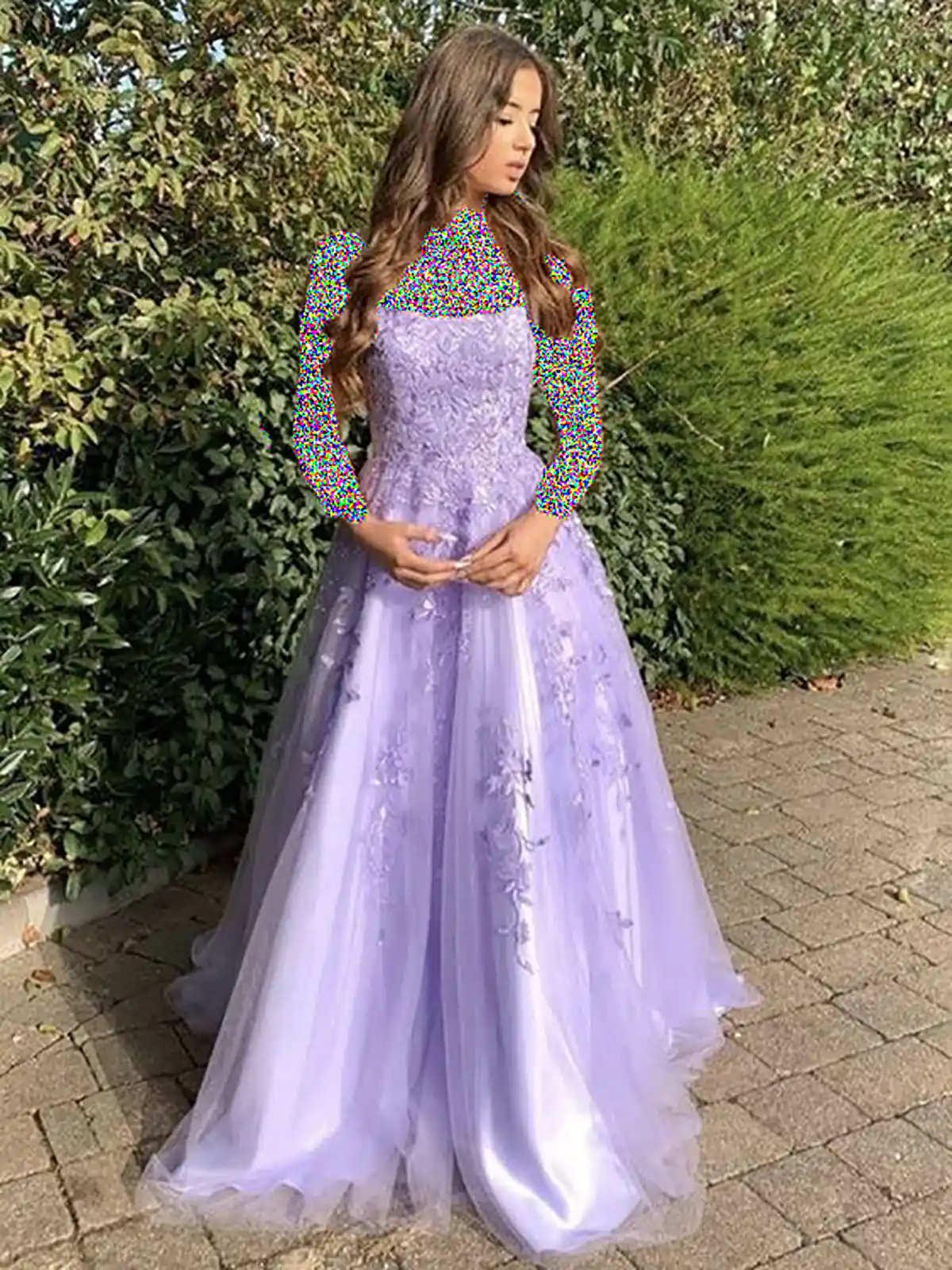لباس مجلسی بنفش روشن