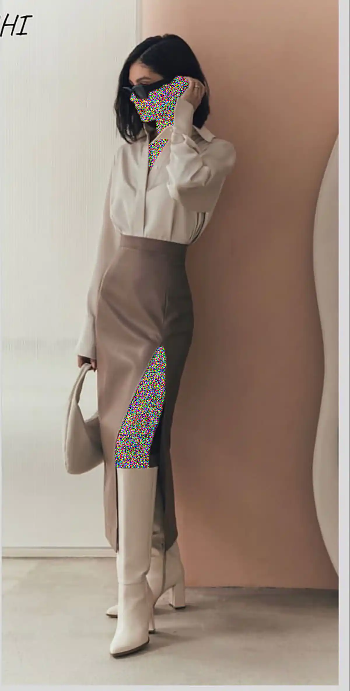 دامن چرم دخترانه کوتاه 