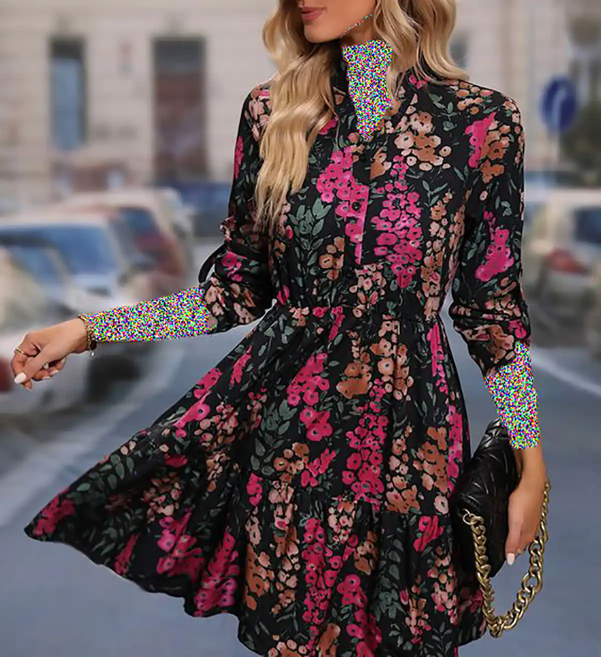 پیراهن حریر مجلسی