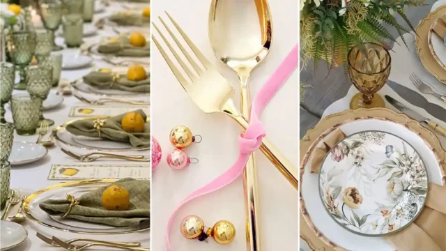 ایده چیدمان میز غذاخوری شیک و لاکچری برای مهمانی‌های خاص + عکس