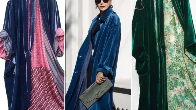 مجموعه مدل‌های شیک پالتوی مخمل کوبیده برای استایل‌های خاص