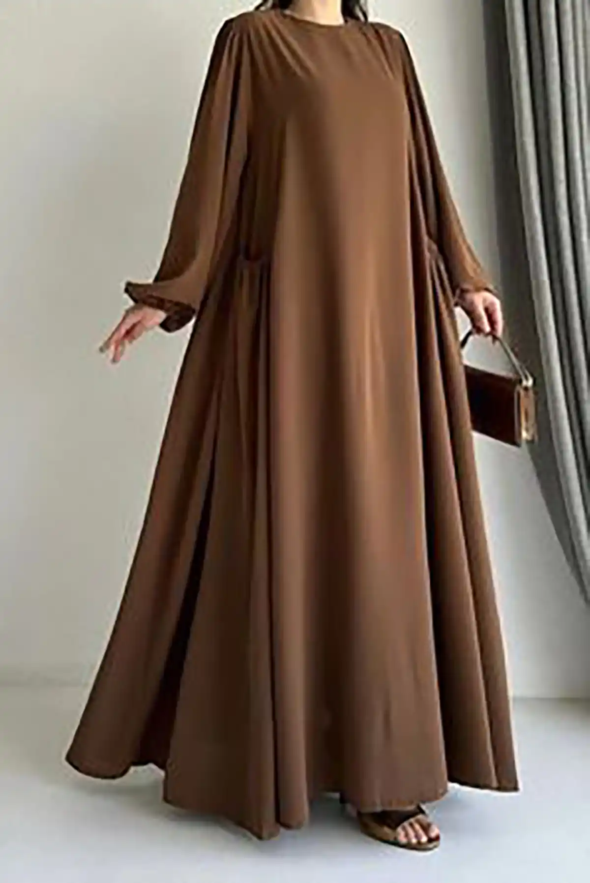 پیراهن بلند و ساده برای مهمانی رسمی
