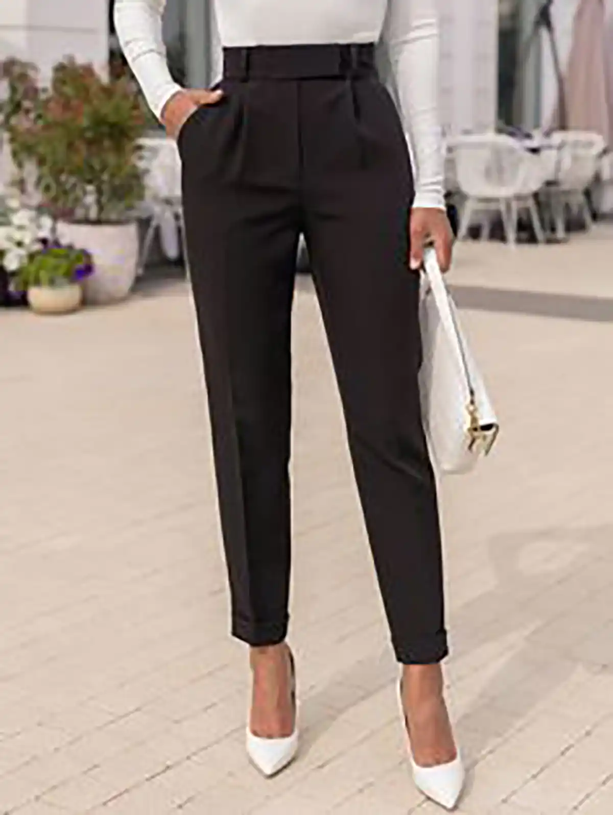 مدل شلوار پارچه ای زنانه راسته 