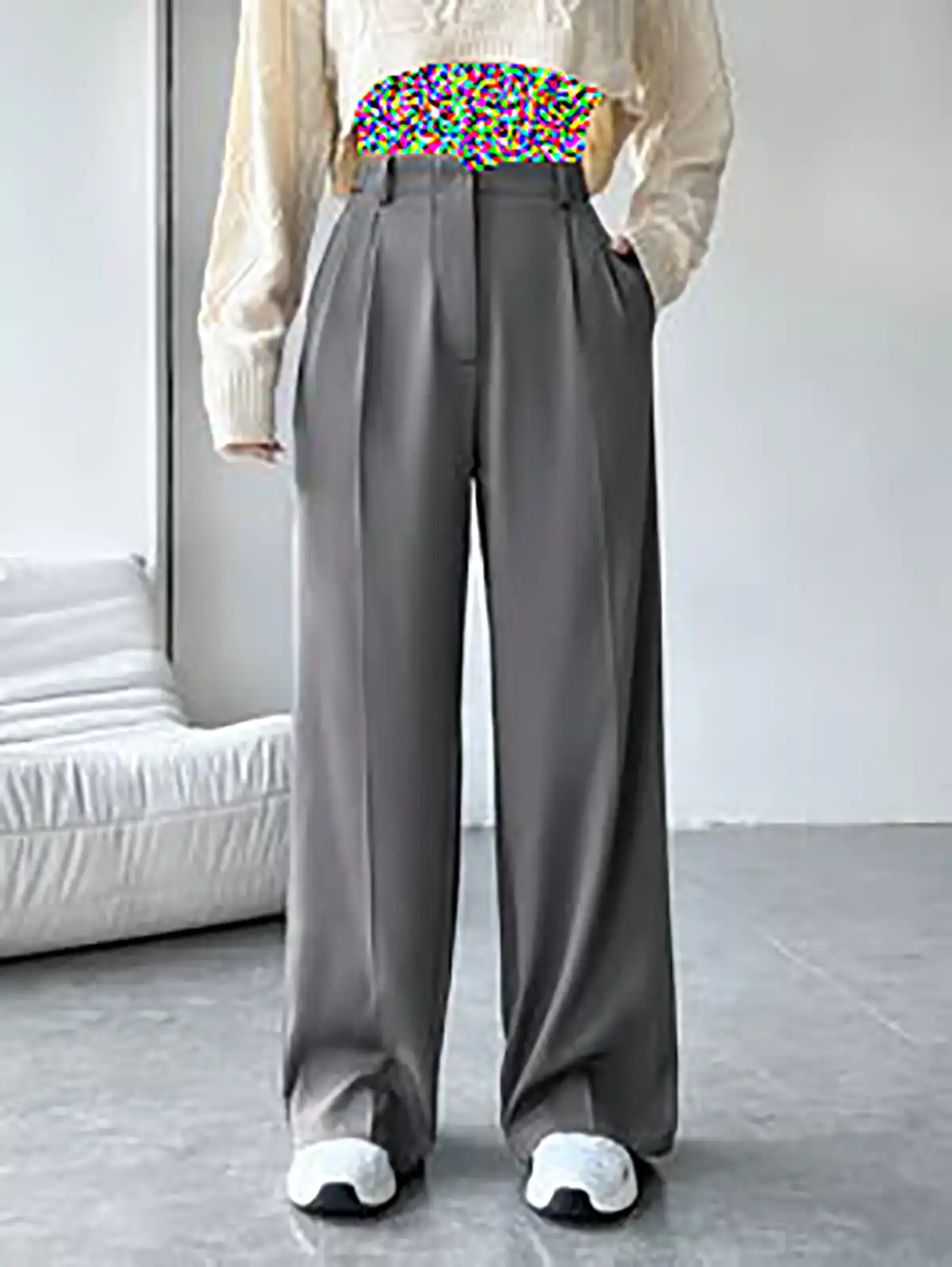 شلوار پارچه ای زنانه راسته 