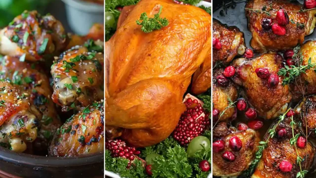 شیک‌ترین روش‌های تزیین مرغ مجلسی در دیس برای مجالس رسمی