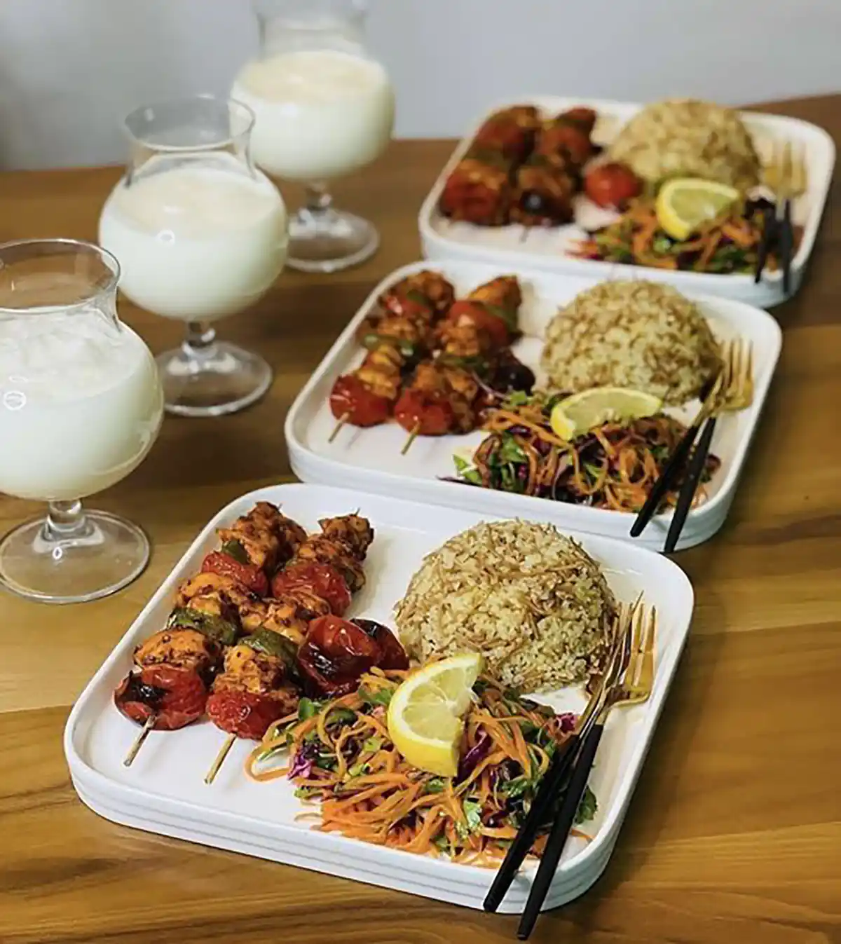 تزیین غذای سنتی برای مدرسه