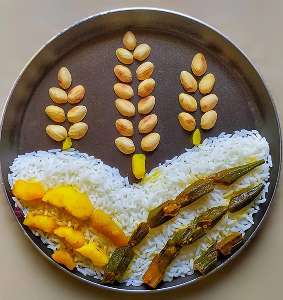 شابلون تزیین برنج