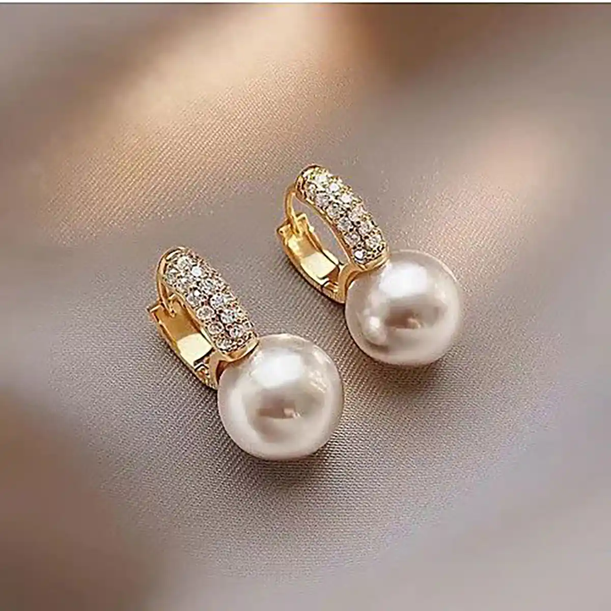 گوشواره مروارید ساده 