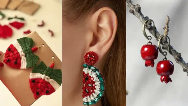گوشواره شب یلدا | بهترین انتخاب برای تکمیل استایل شب یلدایی شما