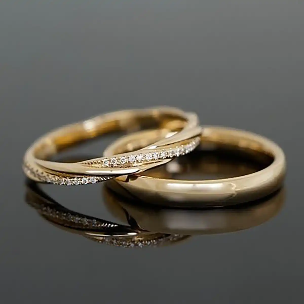 عکس حلقه ازدواج شیک و ساده 