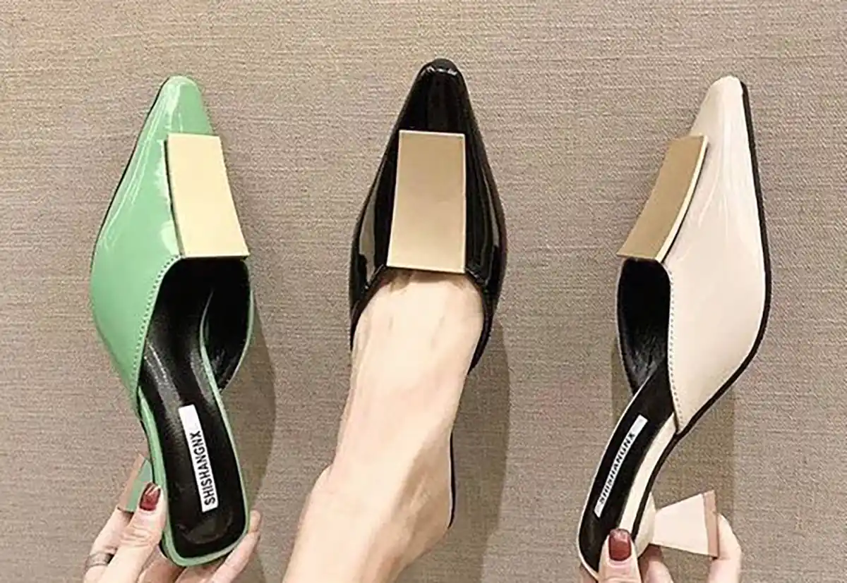 کفش مجلسی زنانه پاشنه کوتاه 