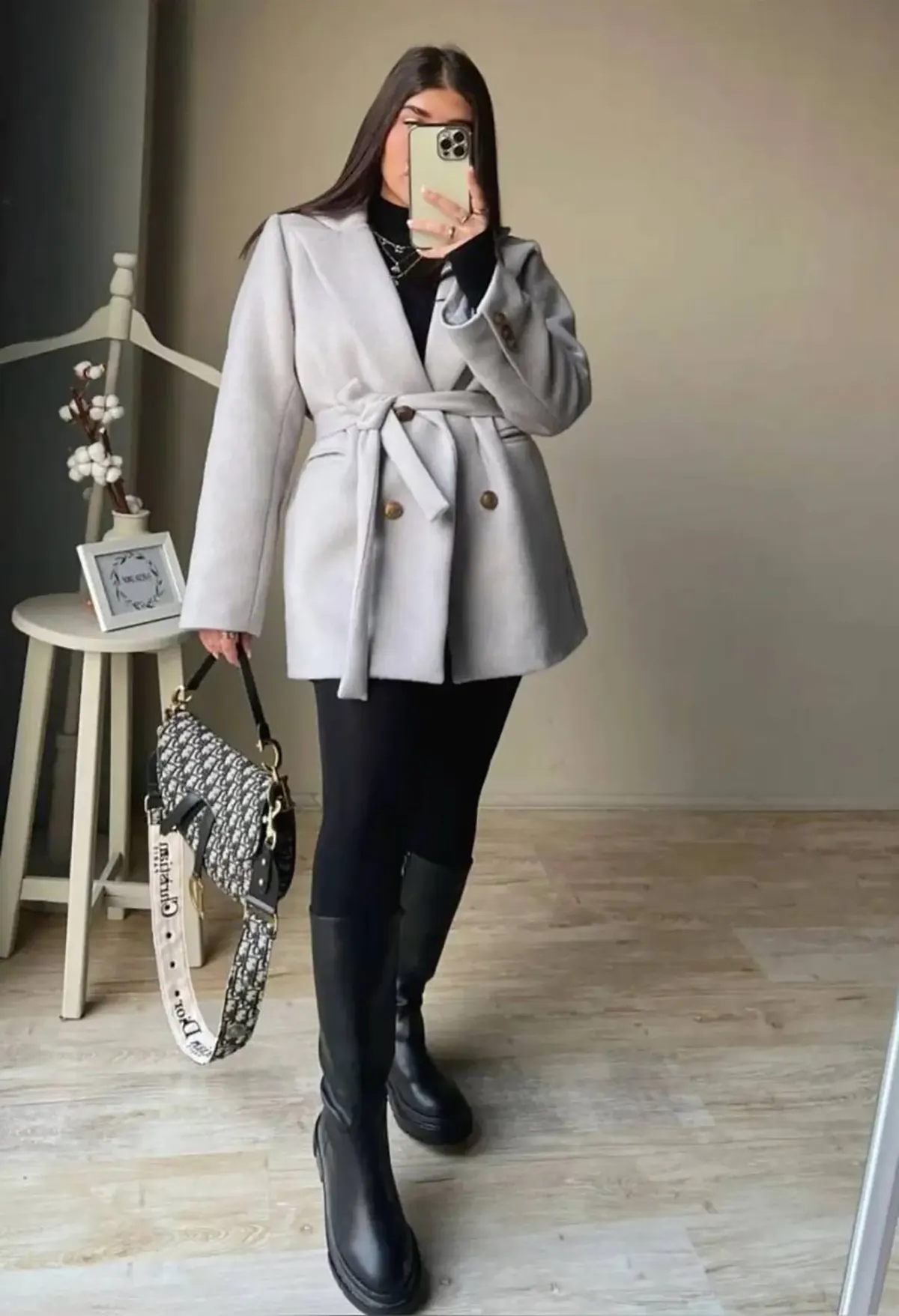 کت پاییزی کوتاه زنانه لاکچری