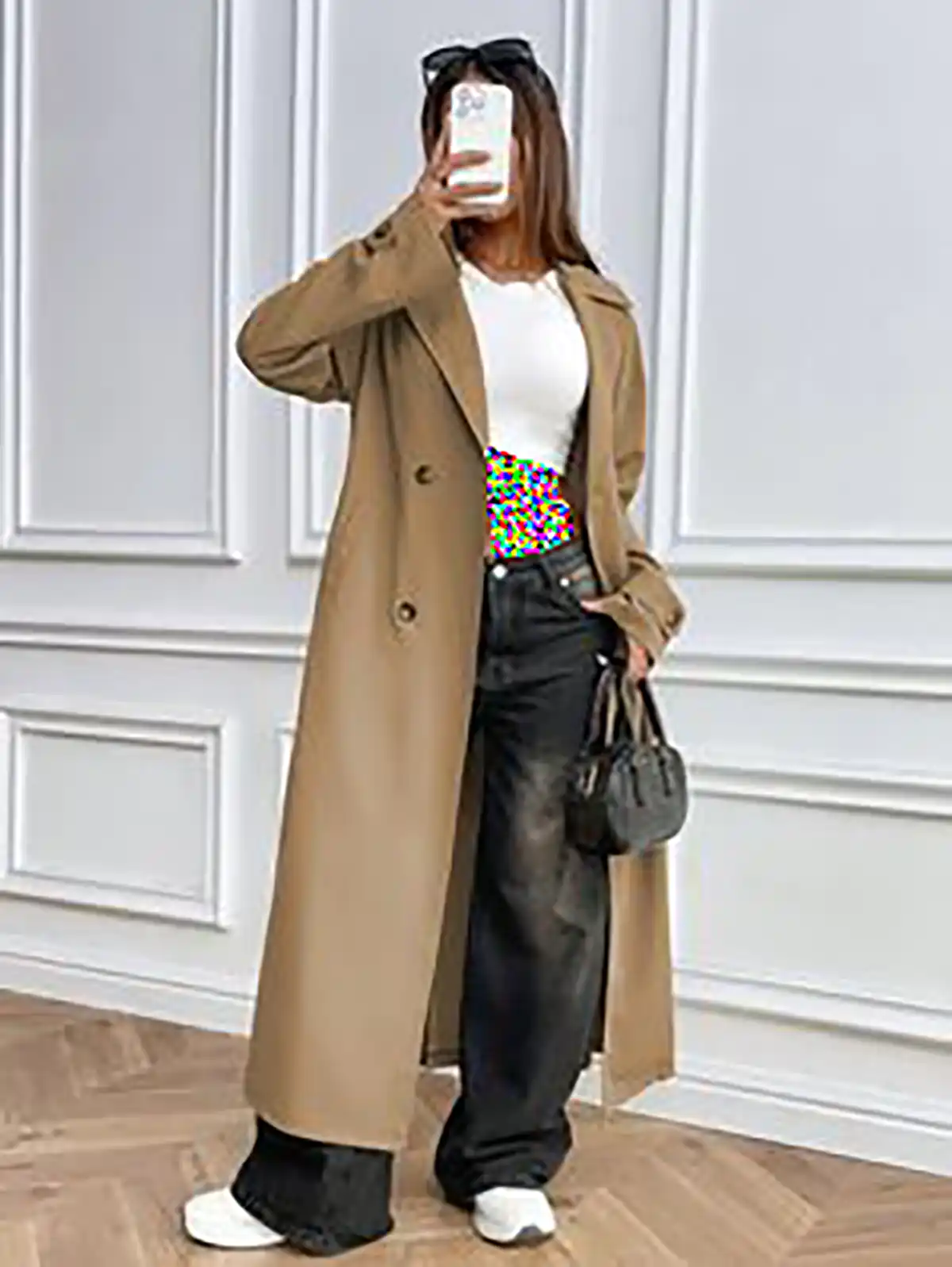 ترنچ کت دخترانه بلند 1403