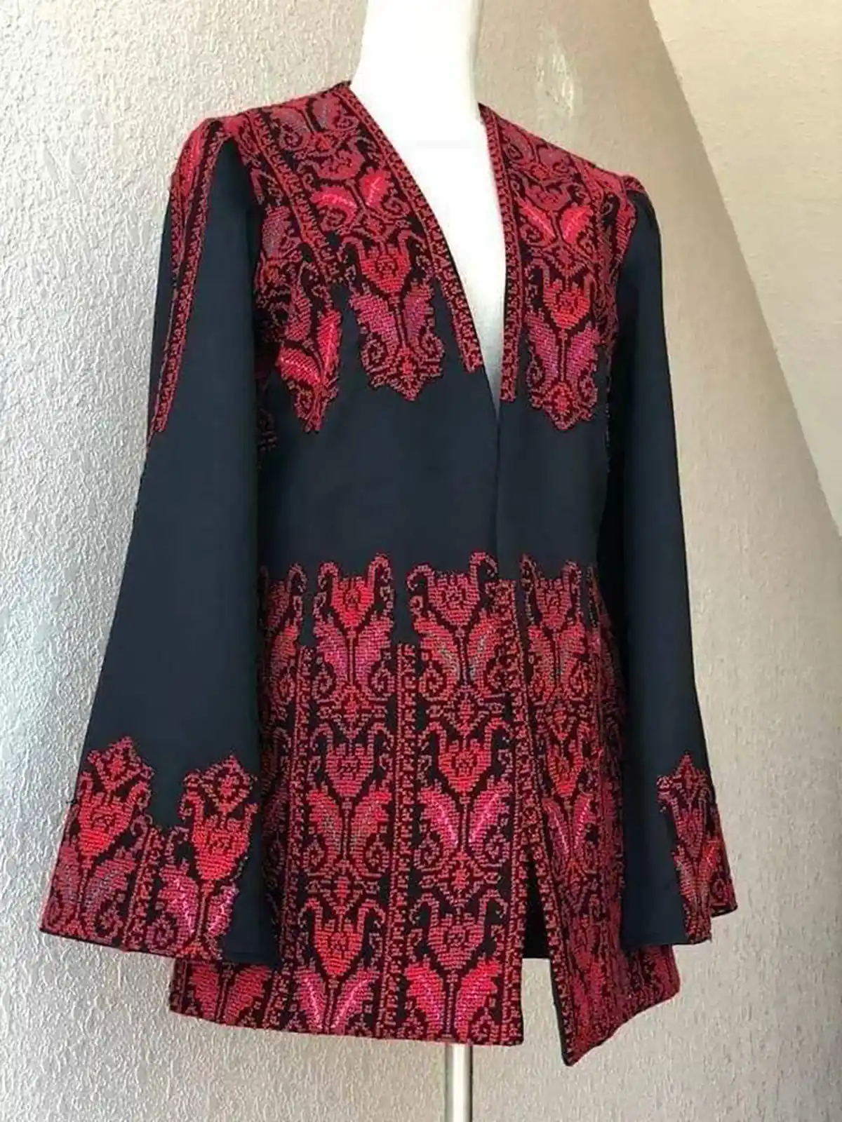 کت قرمز زنانه مجلسی 