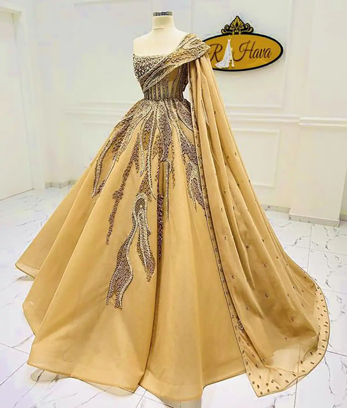 لباس مجلسی سنگ دوزی شده کوتاه 
