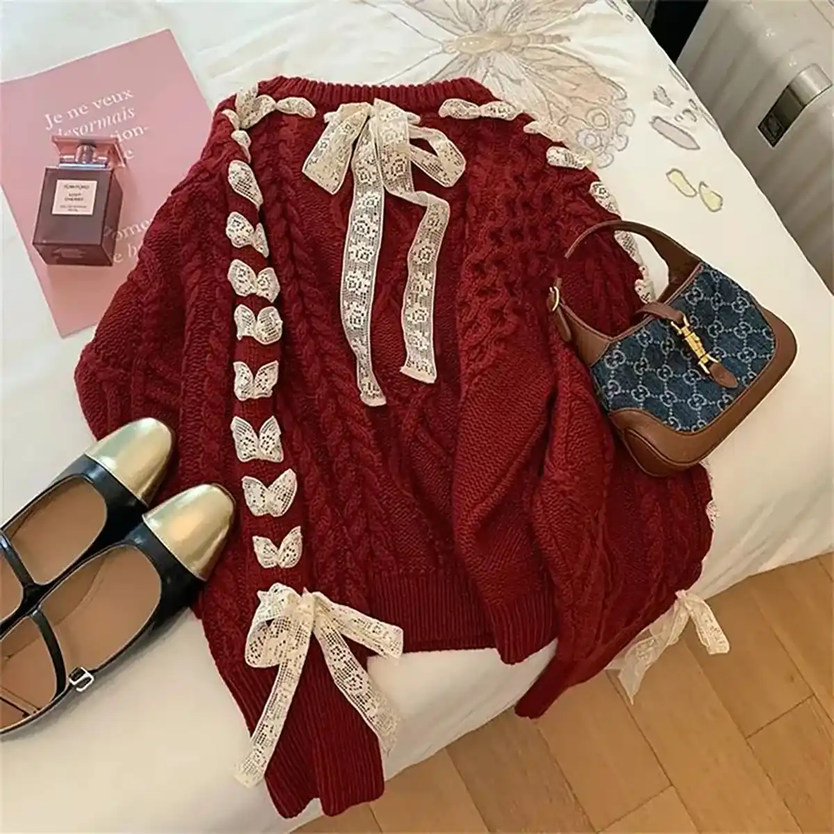 مدل بلوز بافتنی زنانه مجلسی