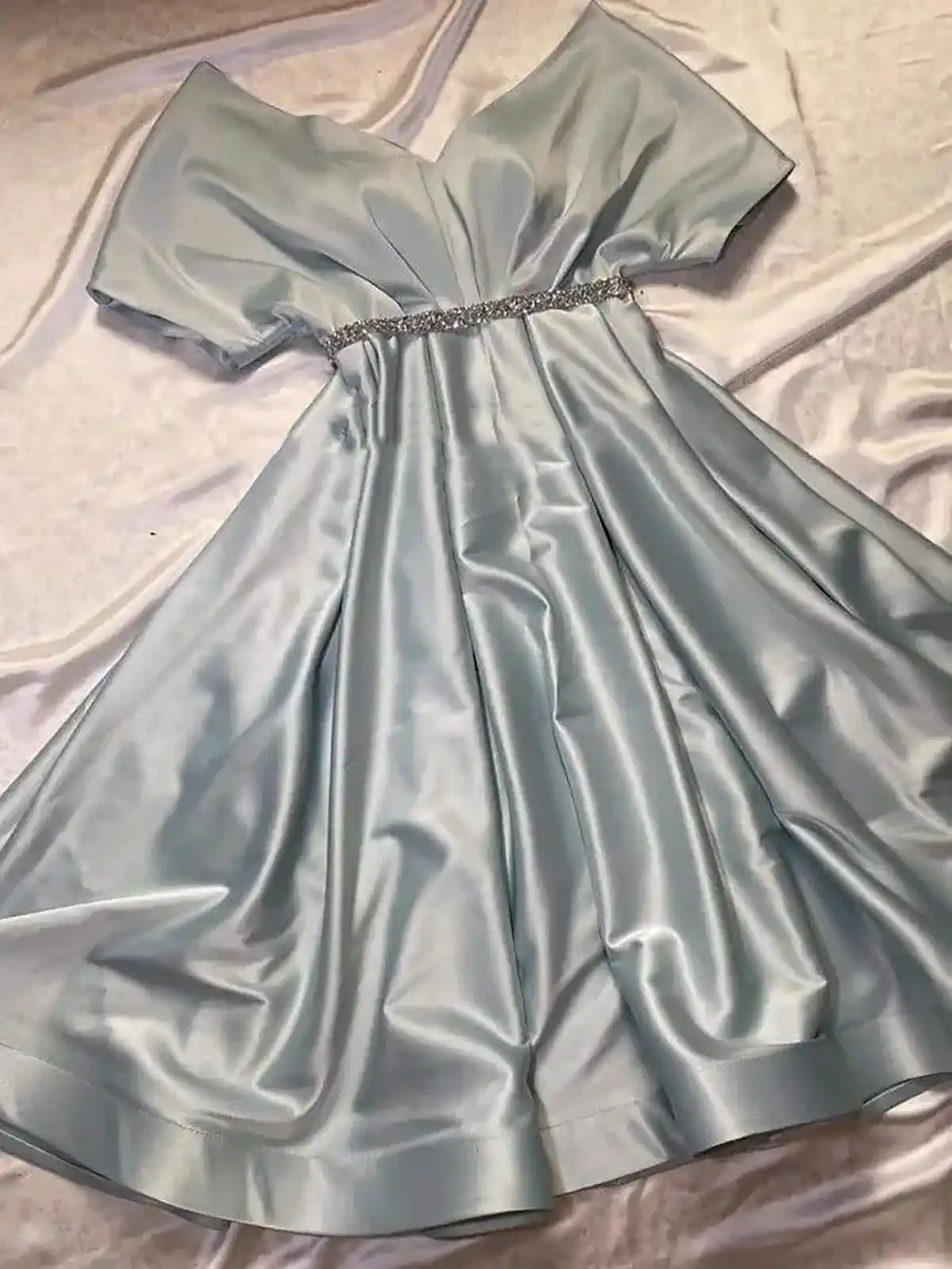 لباس مجلسی سبز زمردی 