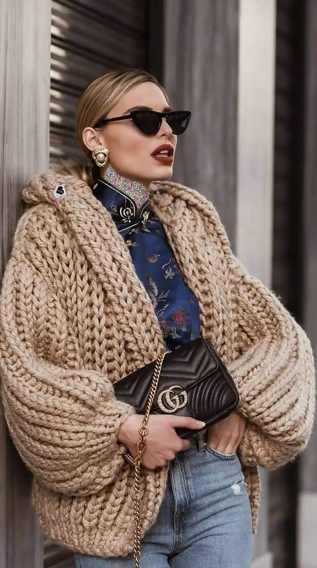 بلوز بافتنی زنانه 