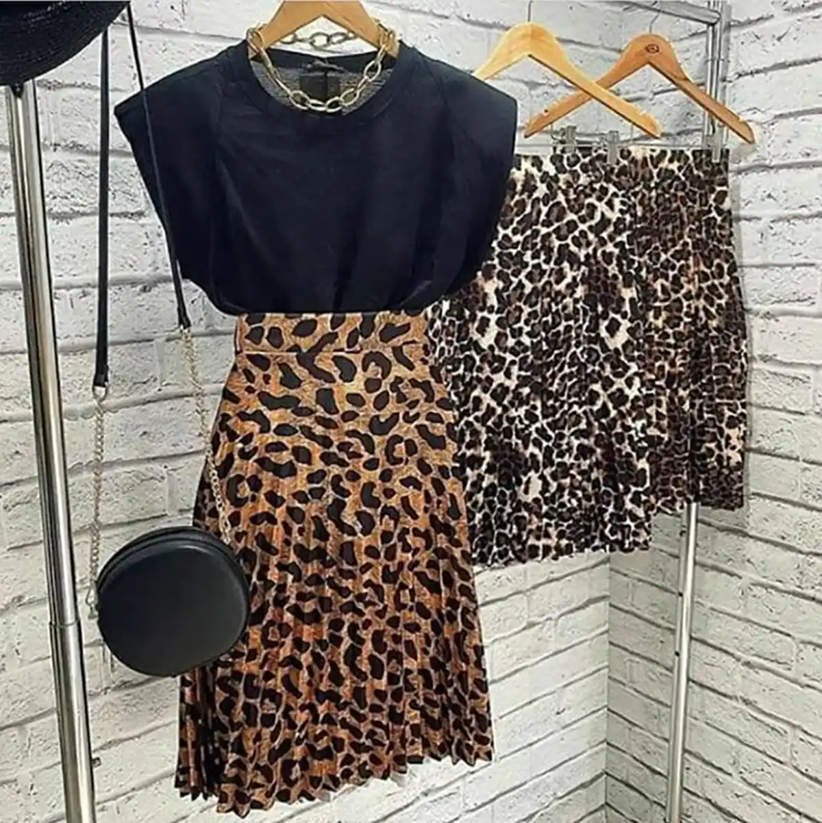 استایل با دامن پلیسه 