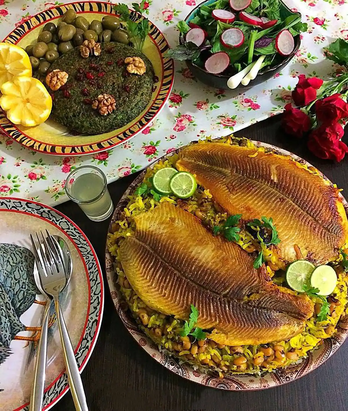 تزیین ماهی عروس 