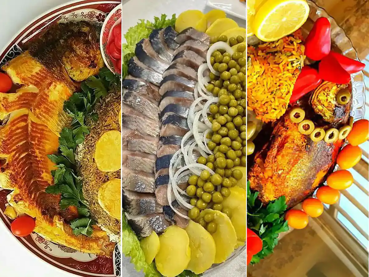 ماهی را با چی تزیین کنیم