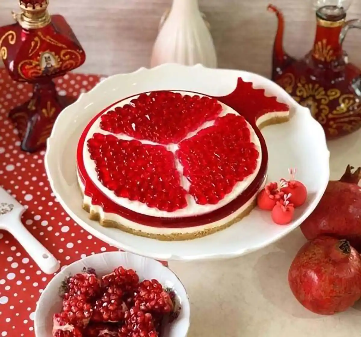 ژله شب یلدا قالبی