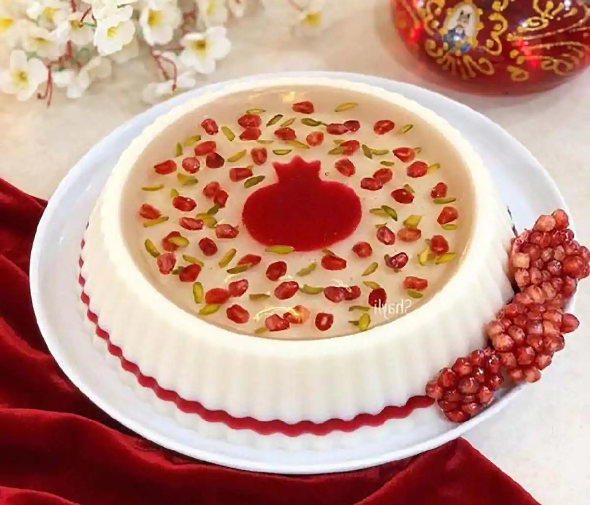 ژله شب یلدا برای مدرسه