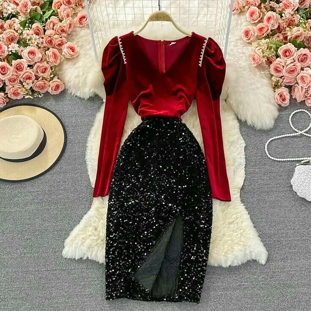 پیراهن میدی به انگلیسی 