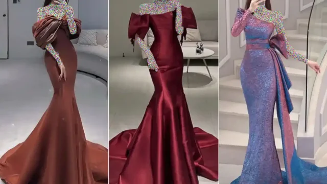 لباس مجلسی دامن ماهی استایلی جذاب و خاص برای مهمانی‌ها