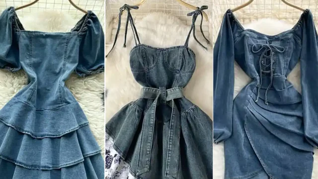 پیراهن جین دخترونه جدید برای استایلی شیک و متفاوت