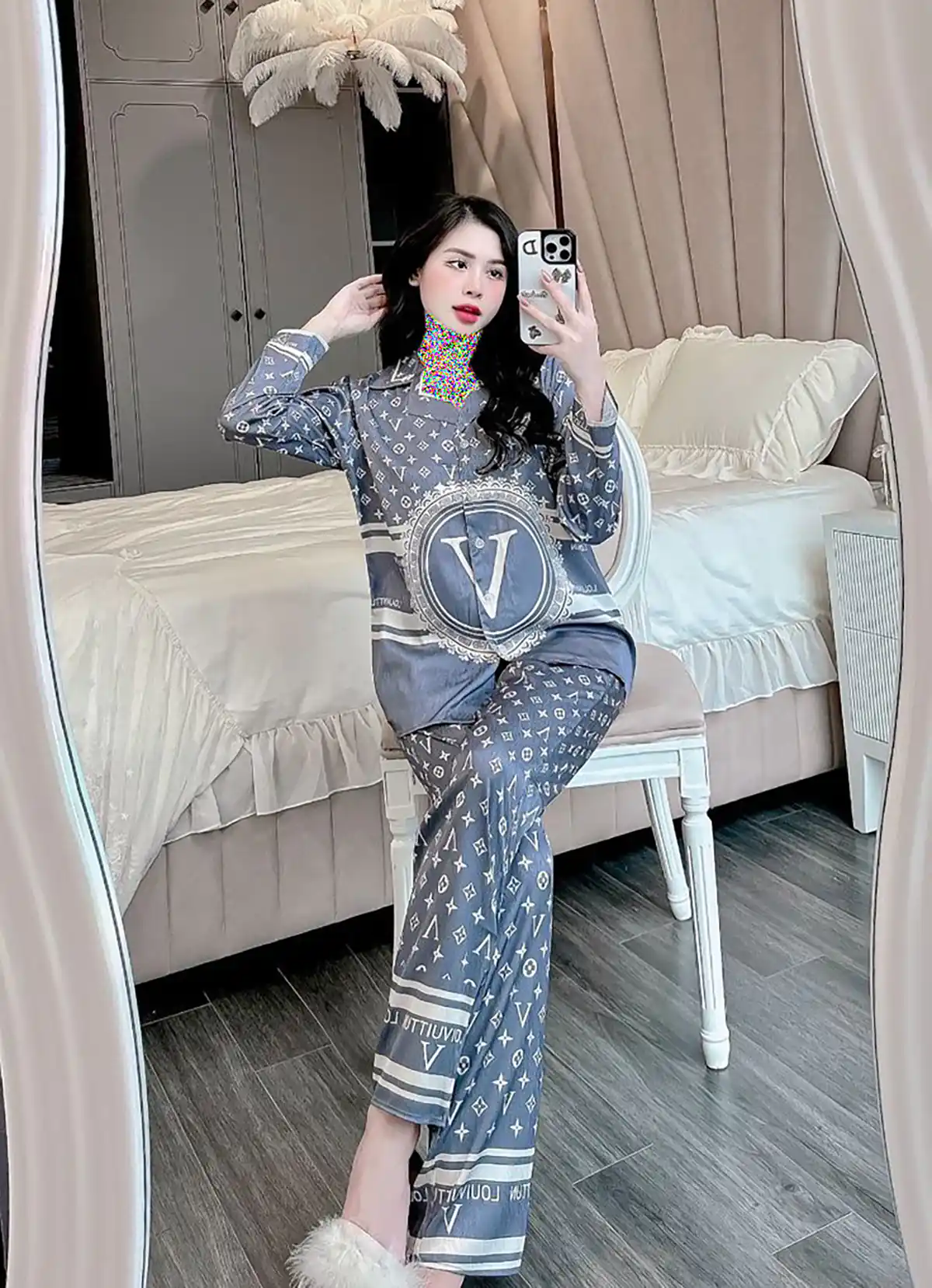 لباس راحتی زنانه نخی