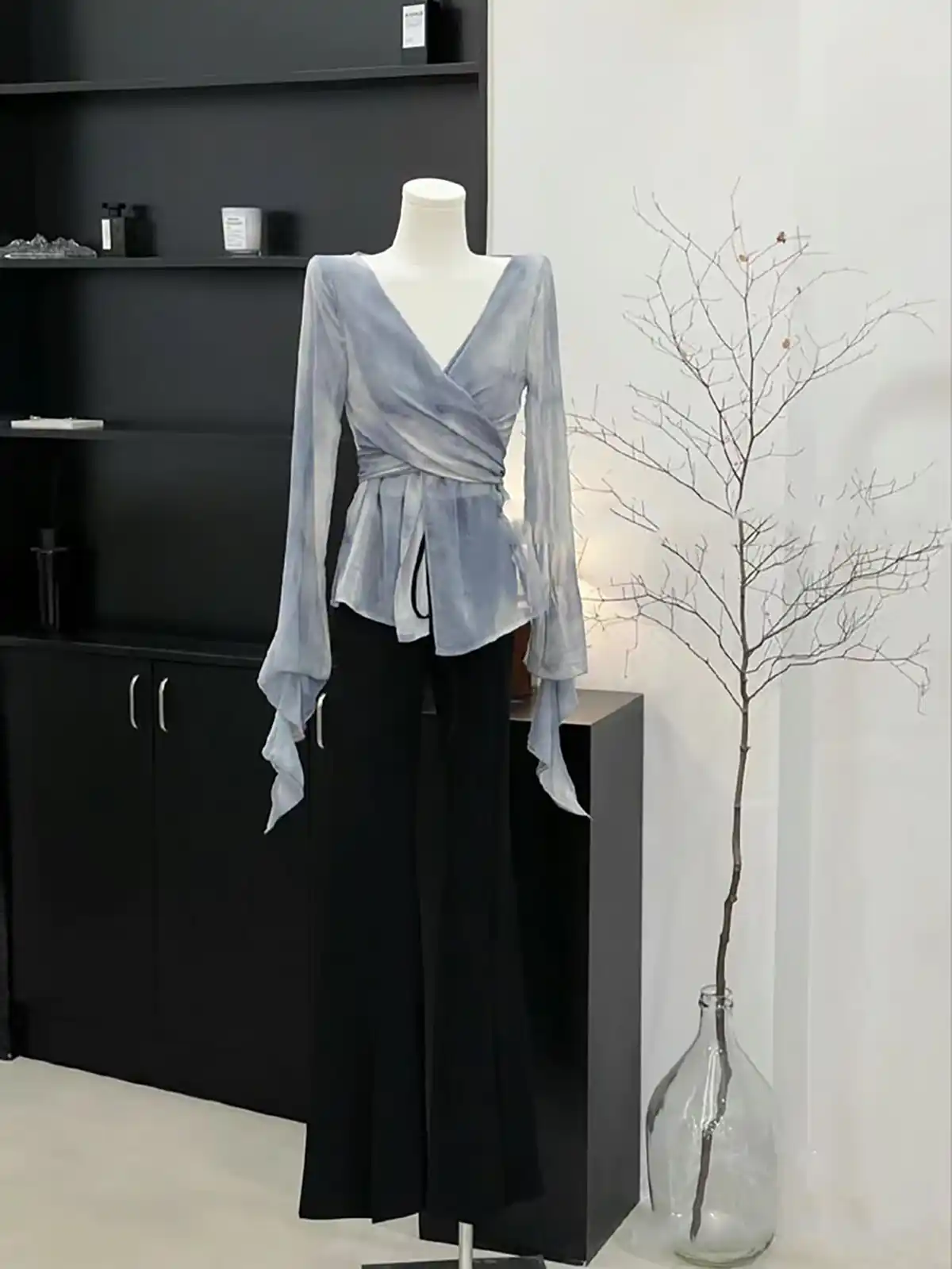 مدل شومیز گلدار بلند زنانه