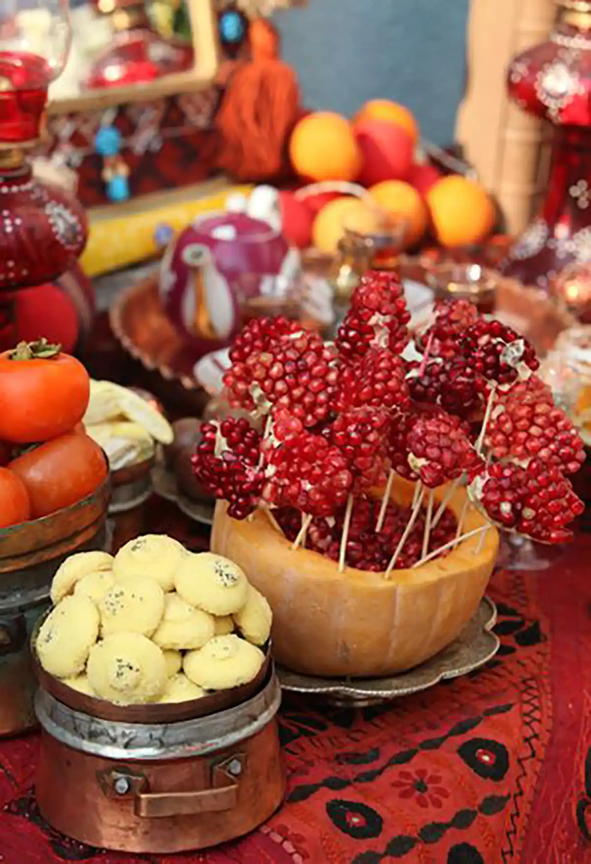 دیزاین شب یلدا برای عروس