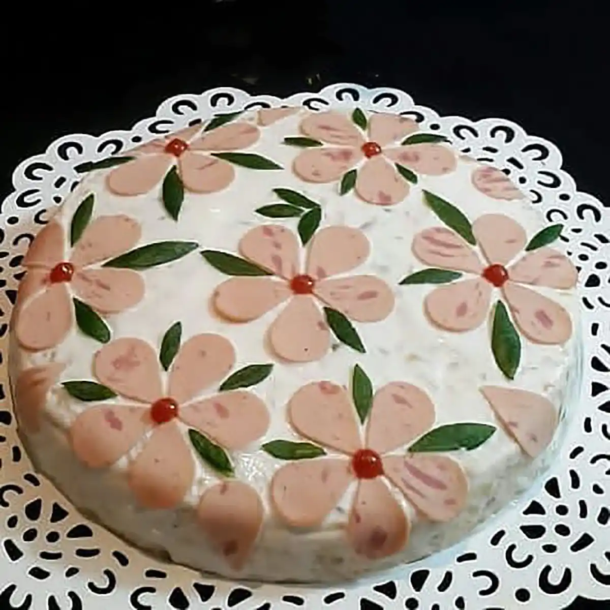 تزیین سالاد الویه تک نفره 