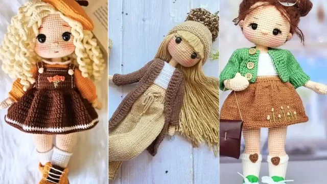 عروسک بافتنی دختر با مزه بهترین هدیه برای کودکان