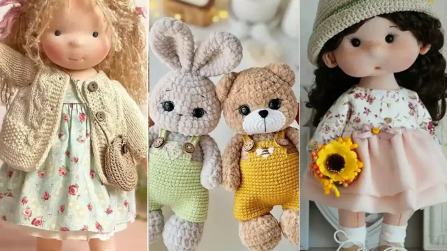 عروسک دست بافت کیوت | مدل‌های جذاب و جدید