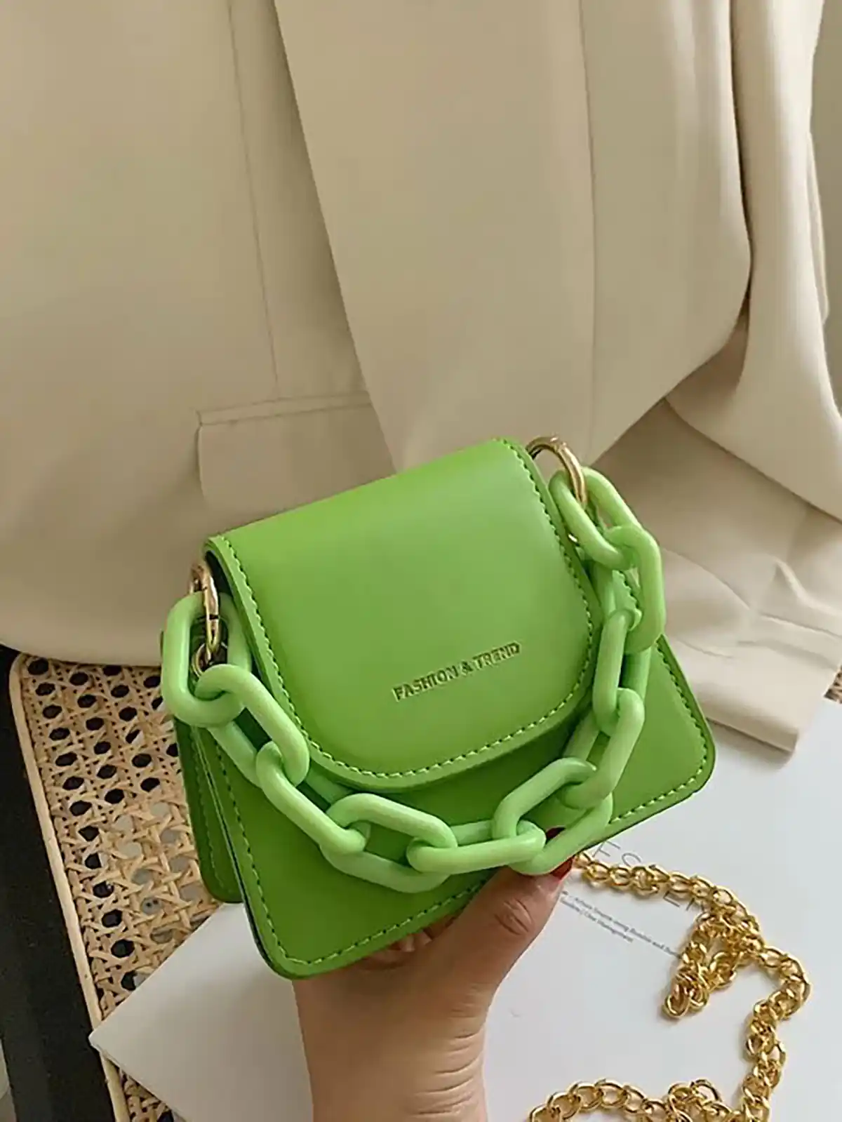 کیف سبز کوچک 