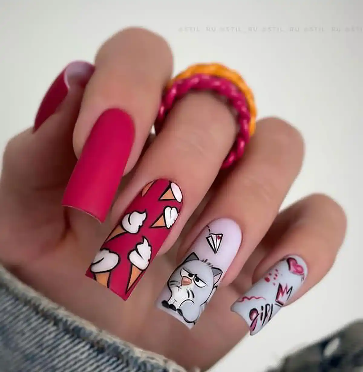 طرح ناخن شیک و باکلاس ۱۴۰۳ 