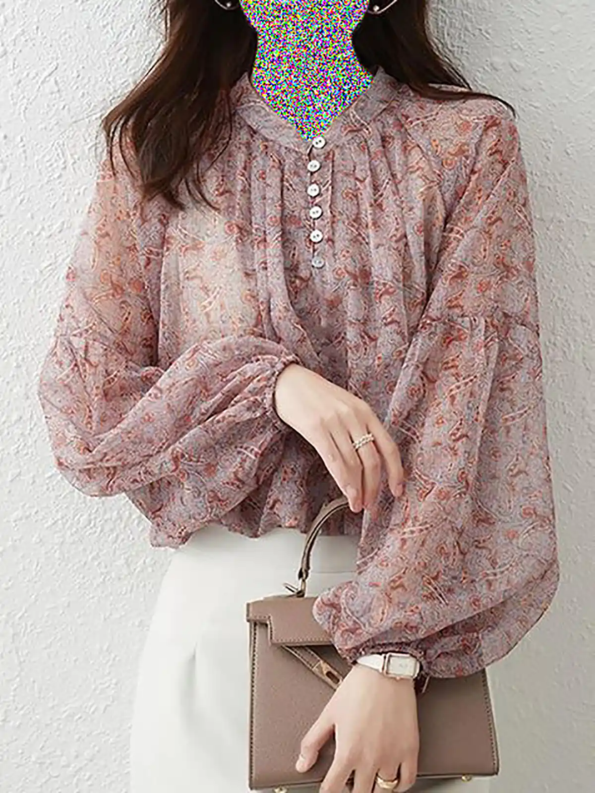 بلوز نخی زنانه تابستانی 