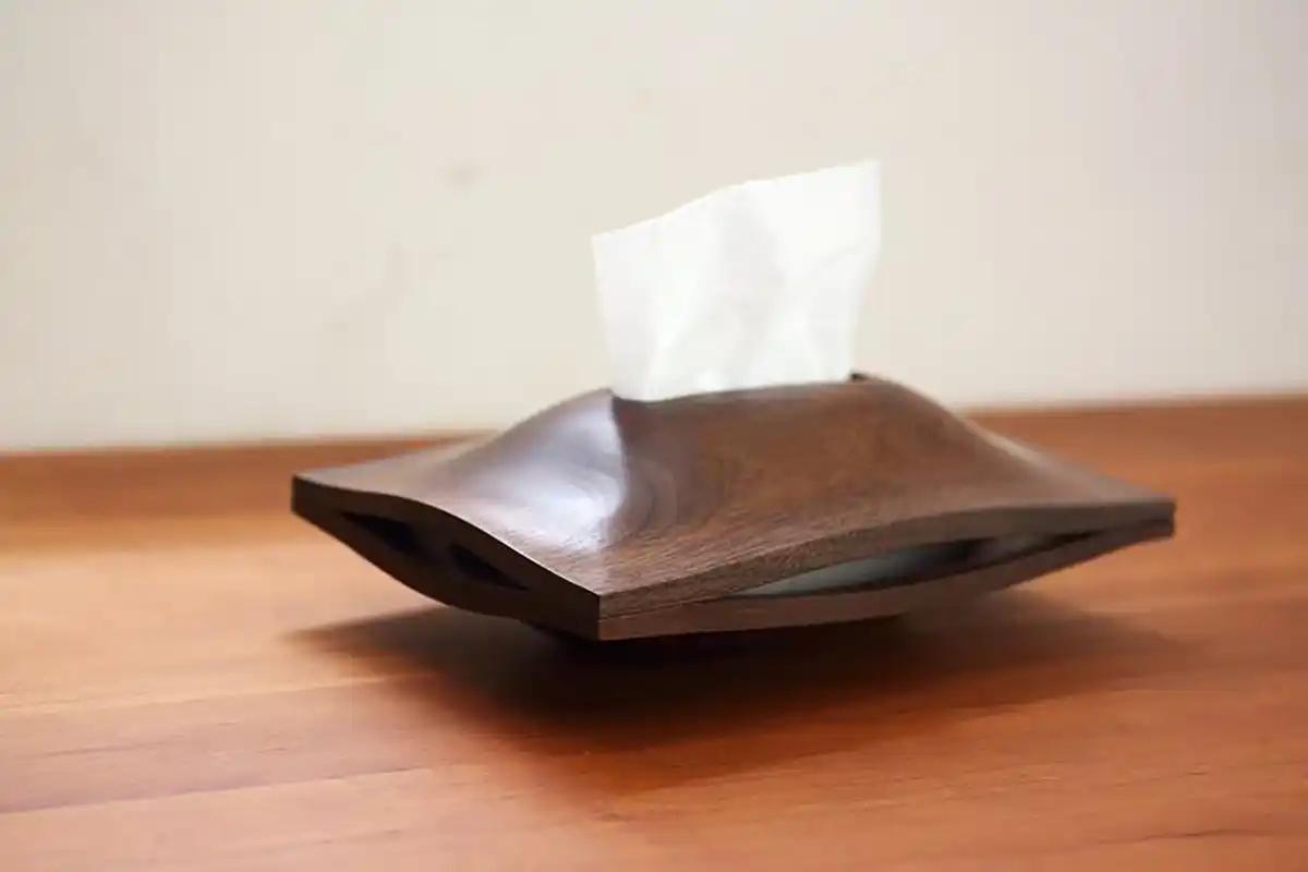 جا دستمال کاغذی چوبی 